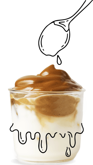 visual dalgona coffee